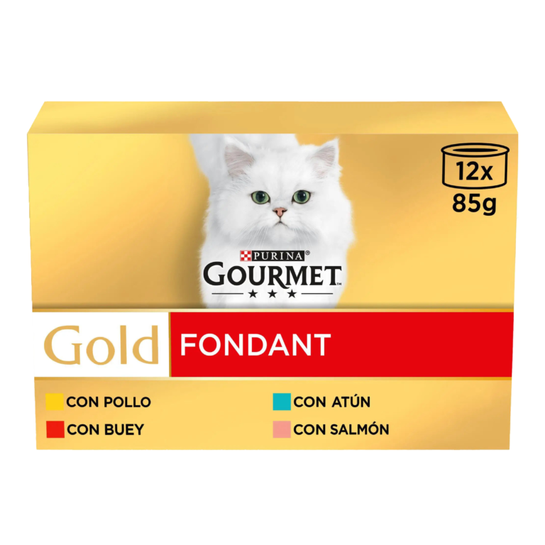 Gourmet Gold Fondant Multipack: Boeuf, Poulet, Thon, Saumon